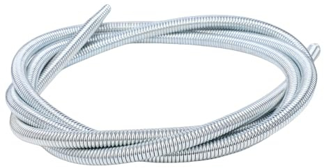 Aolidsive Molla per Piegare Tubi Interni, Diametro Esterno 12 Mm, Lunghezza 2,5 M, Piegatubi in Acciaio per Tubi in Rame, con Superficie Zincata per Impianti Idraulici di Refrigerazione