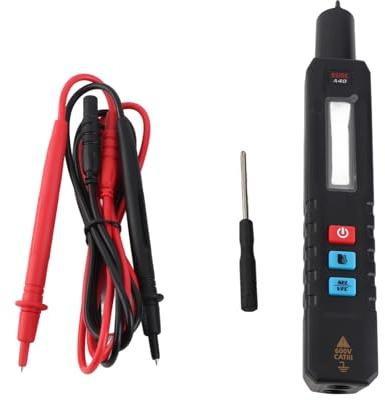 Multimètre, Thermomètre Infrarouge Portable, Testeur Tension 600V, Mesure Précise - Outil Polyvalent pour Électriciens et Bricoleurs