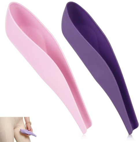 UYVPAER 2 Pezzi Orinatoi Portatili Per Donne Rosa E Viola, Imbuto Flessibile, Permettono Minzione In Piedi, Per Campeggio, Escursioni, Viaggi, Igienici E Riutilizzabili