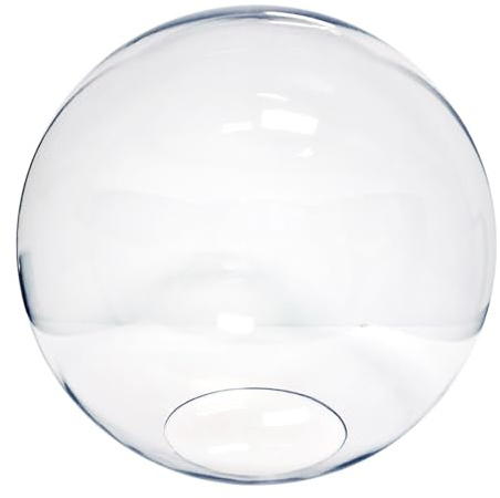 Extrumol - Globo Lampione da Esterno - Illuminazione Pubblica - Illuminazione Esterna - Policarbonato Incolore - Dimensioni: Ø 55 cm - Apertura: 18 cm