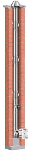 Schiedel | Prima Plus Schornsteinsanierung Bausatz Ø 130 mm | 10m
