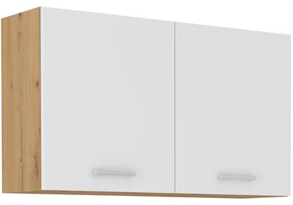 Hängeschrank Buffet Küche Mario 100 Küchenzeile Einbauküche Weiss Eiche Artisan