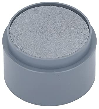 Grimas Water-Make-Up, 15ml Wasserschminke, Farbe silber 701, professionelle Körperfarbe, schnelltrockend und sehr hautschonend, ideal fürs Kinderschminken, Karneval und Halloween, auf Wasserbasis