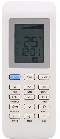 Cuifati YAK1F Mando a Distancia para Aire Acondicionado Electrolux, Mando a Distancia Universal de Repuesto para Electrolux, Pilas AAA (no Incluidas) Alimentado por