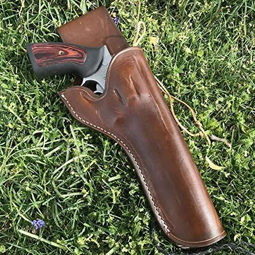 Vintage Steampunk Pistolenhalfter, Mittelalterliche Retro Leder Revolver Tasche Pistolenhalter Western Cowboy Taille Hängende Pistolenholster Für Halloween Cosplay Kostümzubehör
