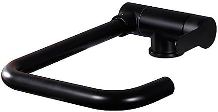 Vorfenster Küchenarmatur Klappbar Wasserhahn Küche Edelstahl 360° Drehbar Mischbatterie Küche Vorfenstermontage-Schwarz A