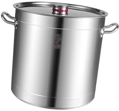 Suppentopf - Campingkocher Mit Suppentopf, Suppentopf Mit Glasdeckel, Suppentopf Mit Deckel, Edelstahl-Kochalkoholkocher, Campingkocher, Für Familienwanderungen Im Freien, 2–4 Personen ( Size : 80L )