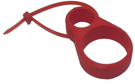 Shaft mounted Flexible Pinpointer Holder for Equinox 700, 900 and Manticore (RED)