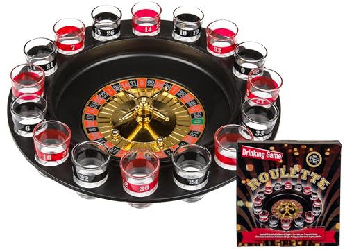 mucHome Trinkspiel Roulette Gesellschaftsspiel Partyspiel Casino