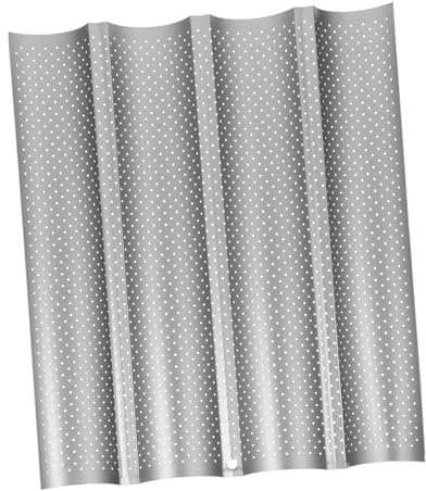 Zerodeko Baguette-backform Brotbackwerkzeug Aus Kohlenstoffstahl Antihaftbeschichtung Multifunktions-backgeschirr Für Hause Backform Für Baguettes Und Brot