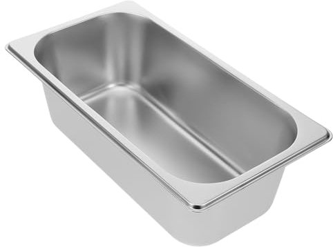SOLUSTRE Hotel Buffet Server Food Warmer Large Capacity Serving Tray Rectangular Buffet Pan