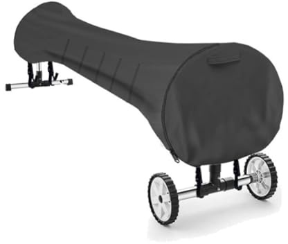 Pool Planenaufroller Abdeckung, Schwimmbad Solardecke Reel Roller, 420D Oxford Wasserdicht Sonnenschutz Staubdicht Schutzhülle Kordelzug, Für Aufrollsystem Poolabdeckungen (16FT,Black)