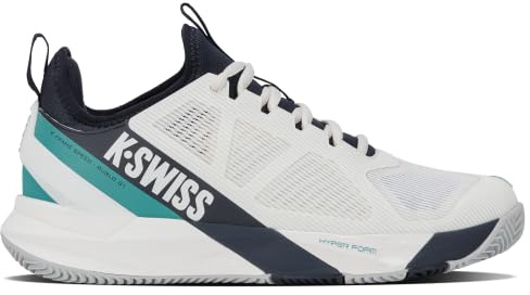 K-Swiss Scarpe da Tennis K-Frame Speed Rublo Clay da Uomo, Morbido Neon Verde Nero Neon Lava, 43 EU