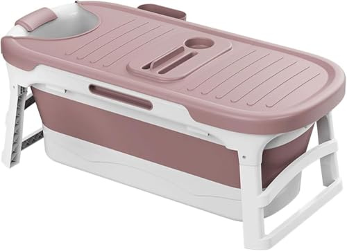 Vasca da bagno portatile pieghevole per adulti, grande barile per bagno a vapore autoportante per sauna domestica, design pieghevole, bacino doccia coperto per il relax