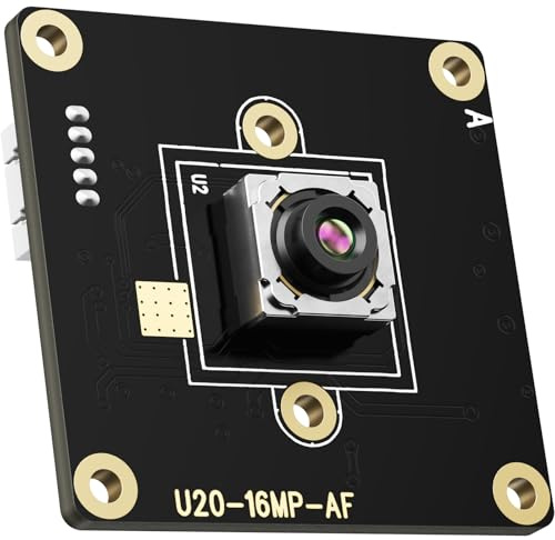 InnoMaker 16MP (4656x3496) USB2.0 UVC-Kamera mit Phasenerkennungs-Autofokus, 1/2.8 IMX298 HDR Sensor, Plug & Play für PC, Raspberry Pi, Jetson Nano, SBCs, Unterstützt Windows, Linux, Android, Mac OS