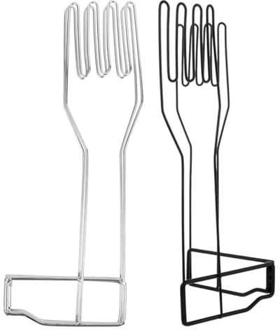 Milisten 2pcs Glove Drying Rack Kitchen Glove Hanger Dryer Stand 14.34x5.11x0.79in Stainless Steel Easy to Clean Drying Kitchen Utensils Multipurpose