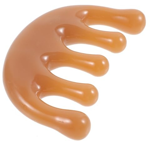 Operitacx Peine Dientes Anchos Masajeador de Cuero Cabelludo para Masaje en Cabeza, Cuello y Espalda – Adecuado como Accesorio de Masaje Hogar