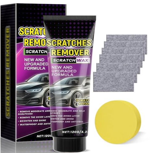 Autolack Reparaturset, Außenpolitur & Kratzer-Reparatur, 120ml Quick Effect Tiefen Kratzer Reparatur Creme, Auto Kratzerentferner Paste für Reparieren Sie Lackkratzer