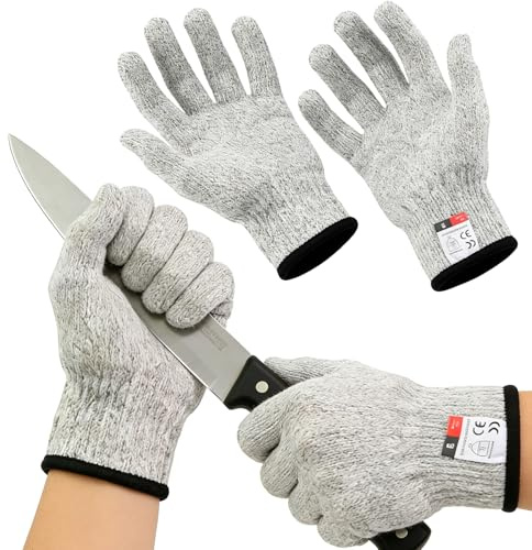 Nexaflow Gants Anti-Coupure Niveau 5 – HPPE Taille L – Alimentaires