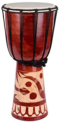 20cm Djembe Modelo de Serpiente