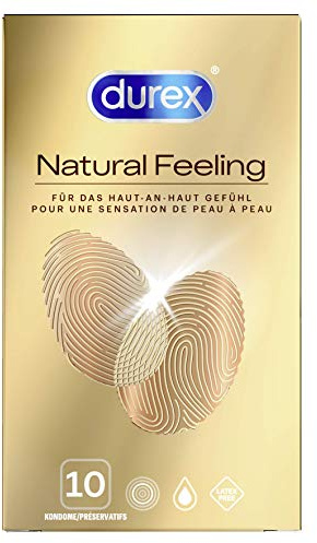 DUREX NATURAL FEELING – Latexfreie Kondome für ein natürliches Haut an Haut Gefühl