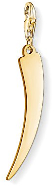 THOMAS SABO Charm-Anhänger goldener Zahn 925er Sterlingsilber; 750er Gelbgold Vergoldung