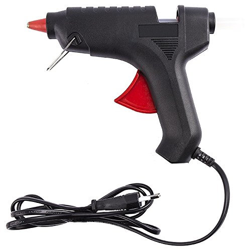 Ideen mit Herz Heißklebepistole, Niedrigtemperatur 110°C, inkl. 4 Heißklebepatronen | Klebepistole für DIY, Handwerk, Bastelarbeiten und kleinere Reperaturen