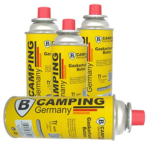 Beste Angebote Butan Gas Kartusche Gaskartuschen Bunsenbrenner Campingkocher Gaskocher 227g (4)
