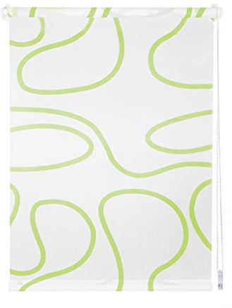 ondeco Tageslicht-Rollo ohne Bohren, Fenster innen Klemmfix Sichtschutzrollo Seitenzugrollo Klemmrollo, lichtdurchlässig und Blickdicht 75x160 cm Grün