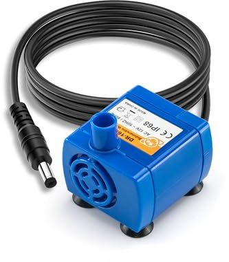 Haustier Wasserpumpe Ersatzpumpe für Katzenbrunnen, AC12V 2W Verbrauchsarm
