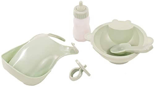 Götz 3403341 Babypuppen Yummie Set - 5-teilige Essensaustattung als Zubehör-Set für Puppen der Größen S (30-33 cm) und L (48 cm)