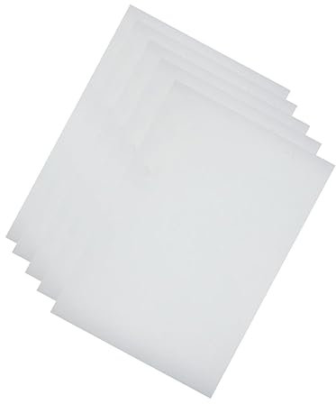 COHEALI 5stücke Schrumpffolie Weiß Für Gummistempel DIY Schrumpfdruck Materialien Einfach Zu Verwenden Für Persönliche Papierkunst Langlebig Für Langzeitgebrauch