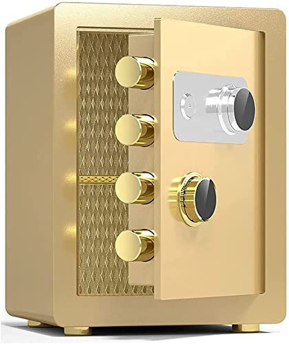 Box Feuerfest Wasserdicht S Ss Haushalt Kleiner Stahl S 40 cm hoch Feuerfester und Diebstahlsicherer Aktenschrank Doub