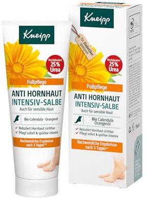 Kneipp Anti Hornhaut Intensiv-Salbe, Reduziere Hornhaut effektiv, tiefenwirksam und langanhaltend, Intensive Feuchtigkeit für eine spürbar weiche Haut, 75ml