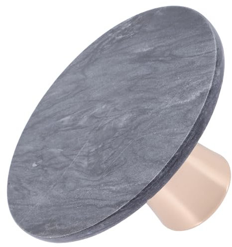 HOLIDYOYO Soporte De Pastel De Mármol De Metal Base Dorada Bandeja Para y Postres Para Fiestas y Celebraciones Decoración Elegante Para Ocasión