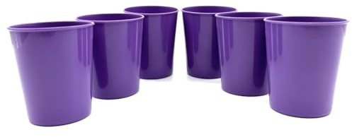 Kimmel Lot de 6 gobelets de 250 ml - En plastique - Violet
