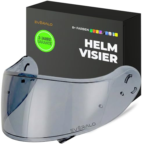 Everalo Visiere Casque Compatible avec Shoei Neotec 2 - Cns3 - Ecran Cns 3 Compatible Pinlock Ready - Visière Anti-Rayures (Noire 30%)