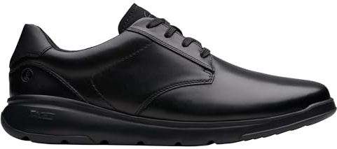 Clarks Lifton Lace para Hombre, Piel Negra, 40 EU
