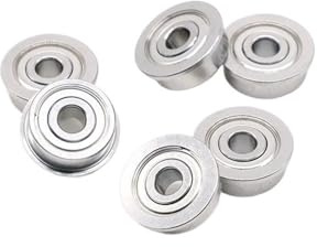 RBDFGTLPVK 4PCS SFR133ZZ CB Cuscinetti a Sfere ibridi con Flangia in Ceramica 3/32 '' x 3/16 '' x 3/32 '' Pollici Cuscinetti a Sfere flangiati RIF-3332ZZ