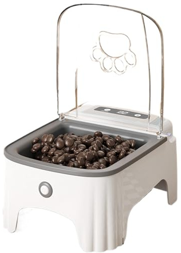 Pet Food Bowl, Sensor Cat Feeder, Cat Food Dispenser, Smart Pet Feeder, Type-C Charging Automatic Feeder, Battery-Powered Dispense with Timer, Dry Pet Bowl for Cat & Dog
