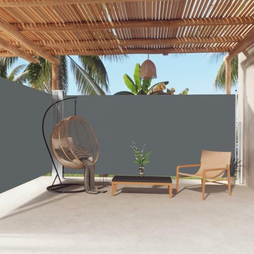 LLEZKBR Seitenmarkise versenkbar anthrazit 180x600cm