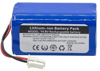 Batteria For Robot Spazzatrice, Compatibile Con Polaris Imou, Batteria Batteria, Compatibile Con POLARIS 3200 Imou, Compatibile Con Bagotte, BG800 KyvolE31 Coredy R750 14,8 V 3500 MAh(3500mAh)