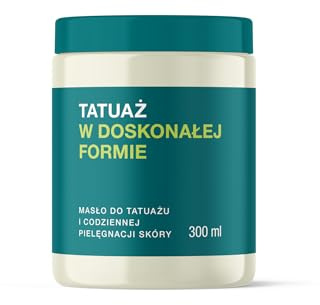 NEBA - Tattoo Butter - för Daglig Vård av Läkta Tatueringar, även för Känslig Hud - med Solrosolja, Vitamin E, Sheasmör - Vegan - Doft - Svart Magnolia - 300 ml