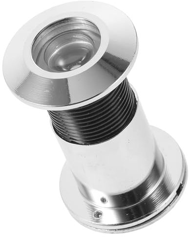 NUOBESTY Türspion Abdeckung Metall mit Sichtschutz für Wohnungstüren 46-76mm Türstärke Einsetzbar Einfache Montage Privatsphäre Schutzschild