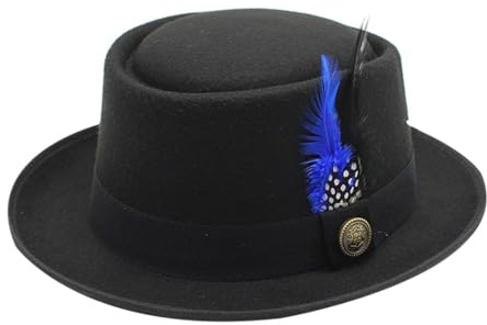 Filzhut Herren - Bayern Oktoberfest Jagdhut Bayernhut Trachtenmode Trachtenhut Accessoire Traditioneller Tiroler Hut Retro Grün Filzhut