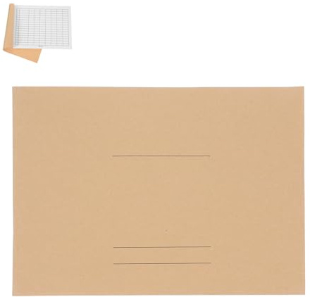 VALICLUD Libro Mastro Dell'inventario per Ufficio e Magazzino, Quaderno di Contabilità Finanziaria a Quadretti Layout Griglia, Blocco Note per Gestione Spese Piccole Imprese, Strumento