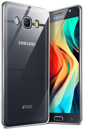 moex für Samsung Galaxy J5 (2016) Hülle Durchsichtig, Silikon Handyhülle Transparent, Clear Case Ultra Slim, Backcover Schutzhülle Dünn, Silikonhülle Minimalistisch, Aero Case, Klar
