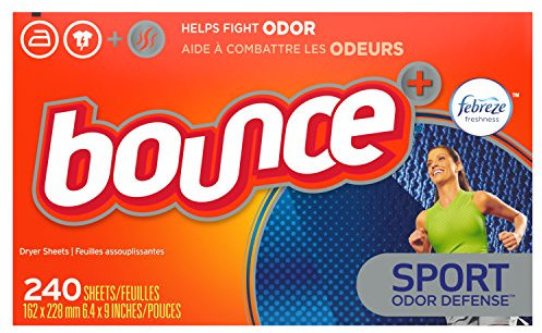 Bounce Plus Febreze Lot de 240 feuilles de protection anti-odeurs pour sèche-linge