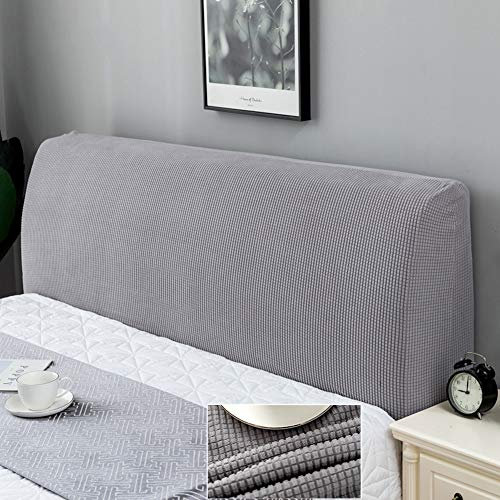 WYJHNL Copertura per Testiera per Letto, Copri Testata Letto Fodera Elastica Vello Protezione Testata Matrimoniale Cover Cuscino Lavabile per Decorazione Camera Blue And Gray 150-170cm