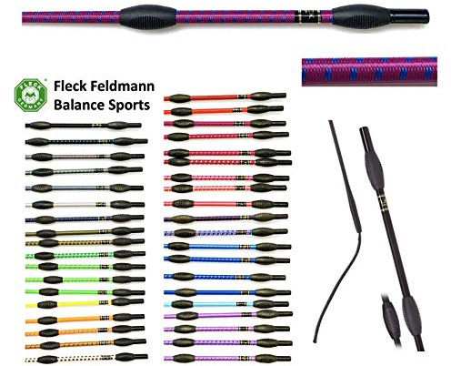 JA Horse Fleck Feldmann Balance Sports Dressurgerte Gerte Reitgerte (brombeer-royal, 110 cm)